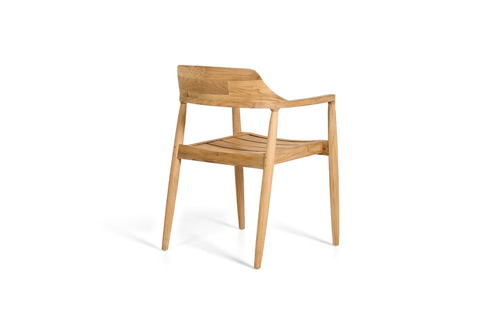 Tofino tuinset in teak met 6 tofino tuinstoelen