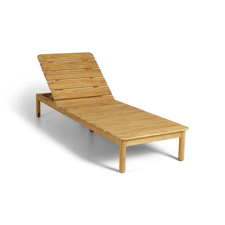 Fauteuil lounge Tofino en teck avec coussin toutes saisons
