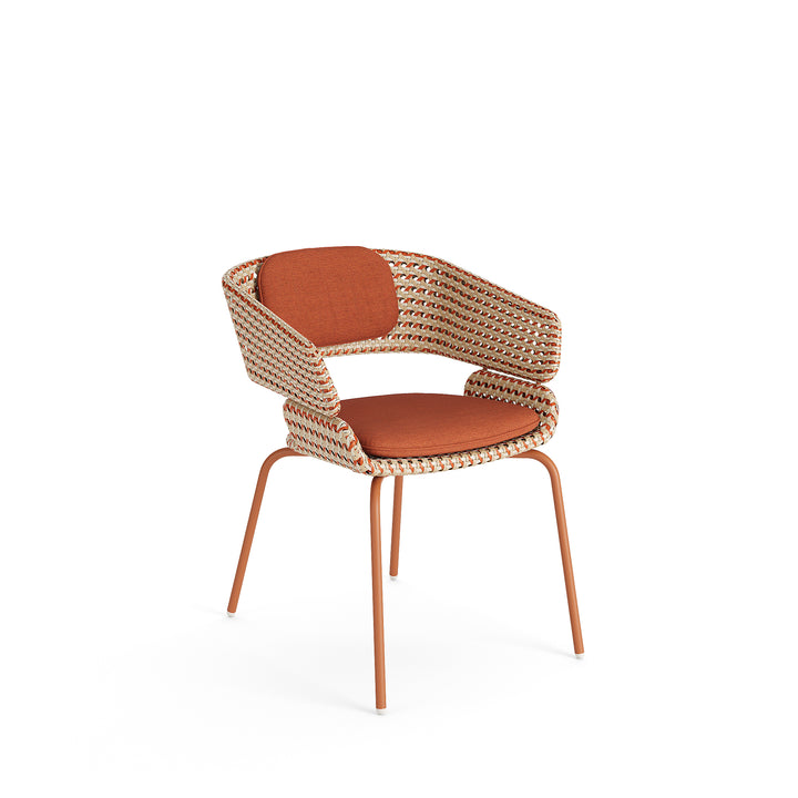 Phil stapelbare armstoel rust mat wicker urban glow