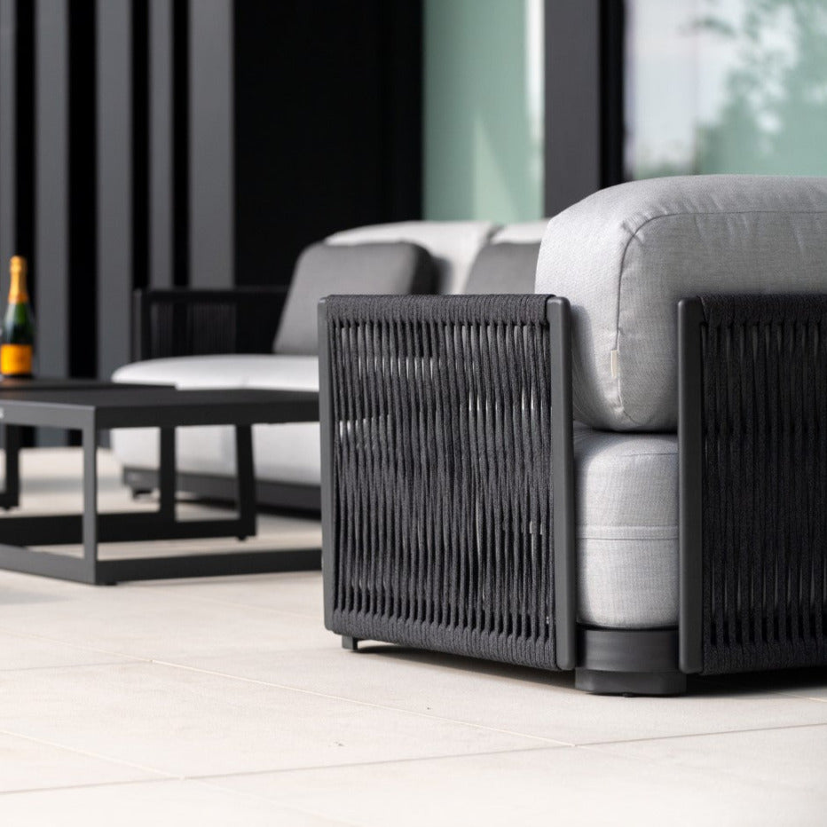 Salon de jardin Durbuy Charcoal | Jati en kebon