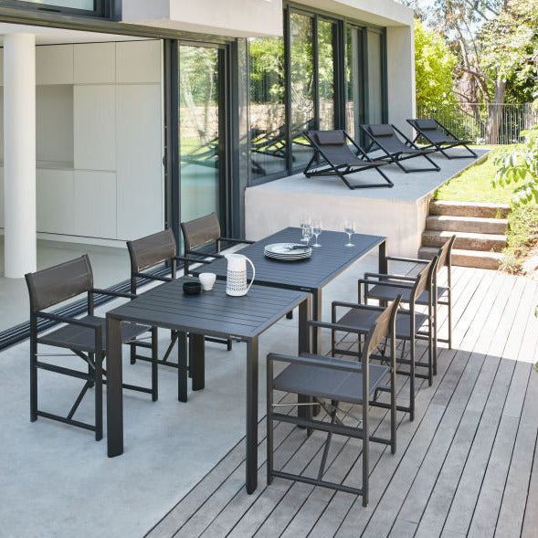 Table Metris lave matte 160x80