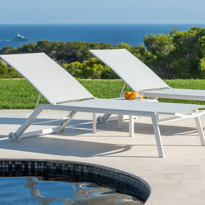 Fauteuil Hydra blanc | Gris clair